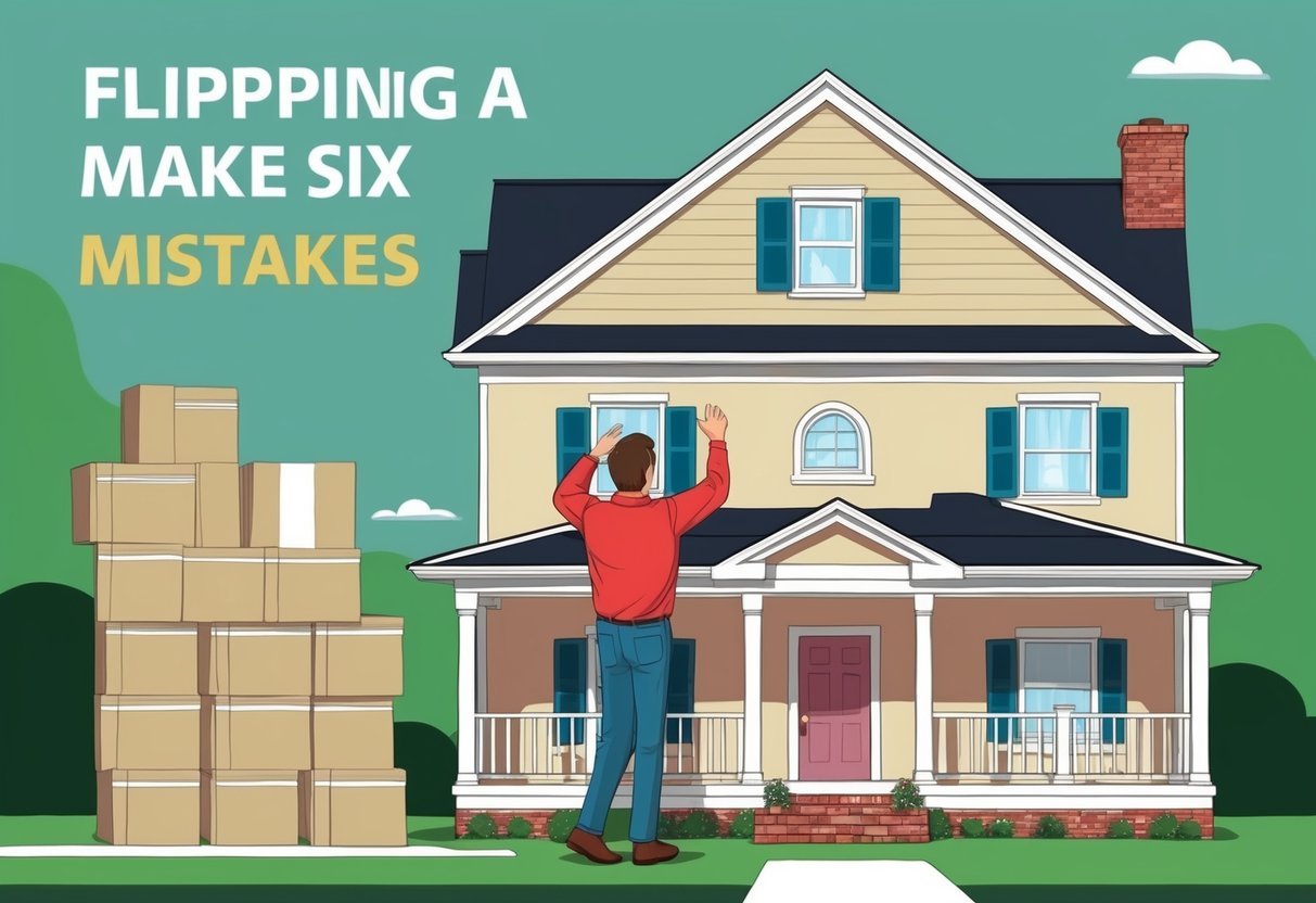 A person flipping a house makes six mistakes