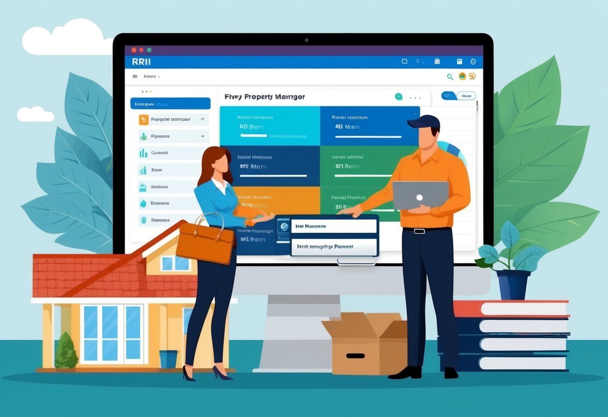 A busy property manager uses MRI Software to track rent, maintenance, and tenant information for a large rental property portfolio