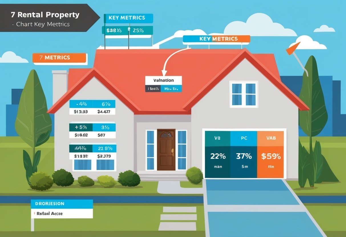 A rental property with 7 key metrics displayed in a chart for evaluation